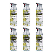 Rust-Oleum Universal Premium Spray Paint, Metallic Silver, 12 oz Aerosol Can, 6/Carton (245220)