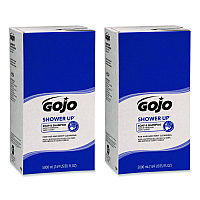 GOJO SHOWER UP Soap and Shampoo, Clean, 5,000 mL Refill Bag, 2/Carton (753002CT)