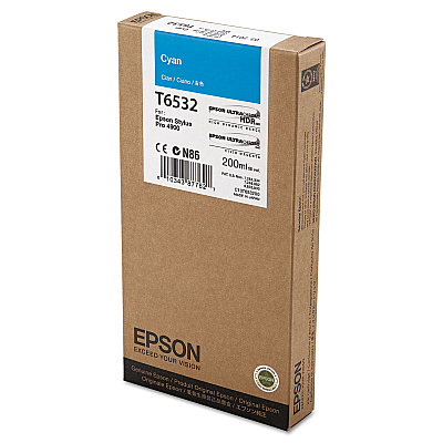 Epson T653200 UltraChrome HDR Ink, Cyan