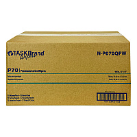 HOSPECO TASKBrand P70 Series Premium Wiper, 11 x 13, Unscented, 75/Pack, 12 Packs/Carton (NP070QPW)