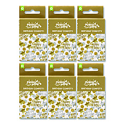PUKKA PAD Gold and Silver Birthday Confetti, Circles, Stars, Happy Birthday Shaped, 1 x 2, Gold/Silver, 3/Pack, 2 Packs/Box (658)