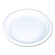 SCT ChampWare Molded Fiber Tableware, Molded Fiber Plate, 9" dia, White, 125 Plates/Sleeve, 4 Sleeves/Carton (18140WPF)