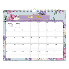 Blue Sky Tula Monthly Wall Calendar, Floral Artwork, 15 x 12, White/Multicolor Sheets, 12-Month (Jan to Dec): 2026 (144076)