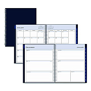 Blue Sky Passages Weekly/Monthly Planner, 11 x 8.5, Navy Cover, 12-Month (Jan to Dec): 2026 (148659)