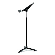 NPS Melody Music Stand, 20.5" Wide, 24" to 46" Shelf Height, Black (82MS)