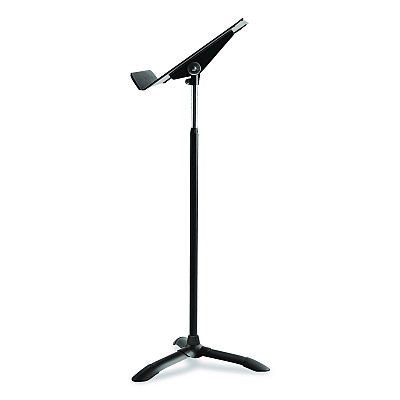 NPS Melody Music Stand, 20.5" Wide, 24" to 46" Shelf Height, Black (82MS)