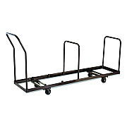 NPS Folding Chair Dolly For Vertical Storage, Metal, 1,100 lb Capacity, 19.25" x 81" x 38.5", Brown (DY35)