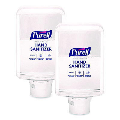 PURELL Advanced Hand Sanitizer Fragrance Free Foam, 800 mL Refill, 2/Carton (835102CV)