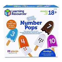 Learning Resources Smart Snacks Number Pops, Pre-K, 20 Pieces (LER7344)