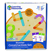Learning Resources Number Construction Activity Set, Pre-K to K, 50 Pieces (LER8550)