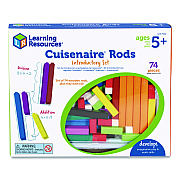 Learning Resources Cuisenaire Rods Introductory Set, Grades Pre-K to 3, 74 Pieces (LER7500)
