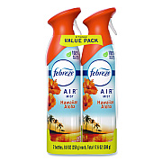 Febreze AIR, Hawaiian Aloha, 8.8 oz Aerosol Spray, 2/Pack (17342PK)