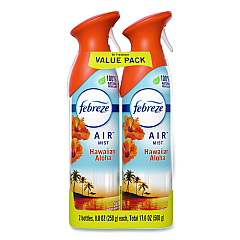 Febreze AIR, Hawaiian Aloha, 8.8 oz Aerosol Spray, 2/Pack (17342PK)
