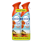 Febreze AIR, Hawaiian Aloha, 8.8 oz Aerosol Spray, 2/Pack, 3 Packs/Carton (17342)