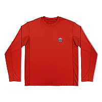 ergodyne Chill-Its 6689 Cooling Long Sleeve Sun Shirt with UV Protection, X-Large, Orange (12180)
