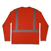 ergodyne Chill-Its 6688 Type R Class 2 Cooling Hi-Vis Sun Shirt with UV Protection, 2X-Large, Orange (12234)