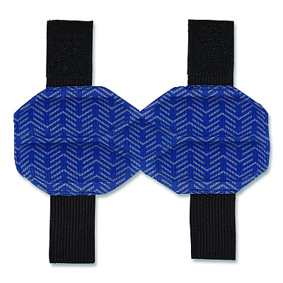 ergodyne Chill-Its 6613 Hard Hat Cooling Ratchet Pad, 5.5 x 2, Blue, 3/Pack (12449)