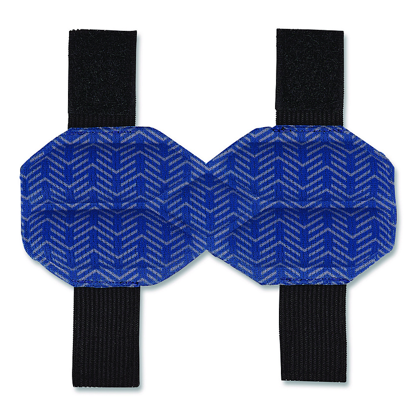 ergodyne Chill-Its 6613 Hard Hat Cooling Ratchet Pad, 5.5 x 2, Blue, 3/Pack (12449)