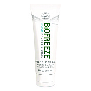 BIOFREEZE Professional Colorless Topical Analgesic Pain Reliever Gel, 4 oz Tube (420413)