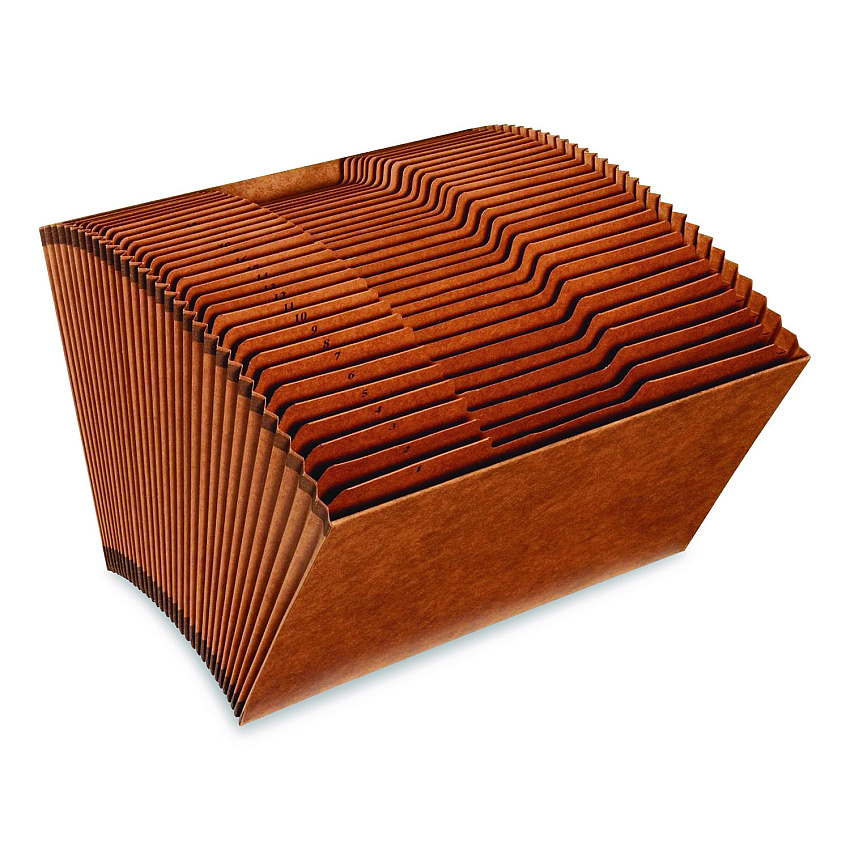 Pendaflex Heavy-Duty Expanding File, 31 Sections, 1/3-Cut Tabs, Legal Size, Redrope (R219DHD)