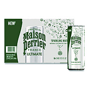 Nestl Maison Perrier Sparkling Water, Plain, 11.15 oz, 8 Cans/Box (60171)