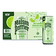 Nestl Maison Perrier Sparkling Water,11.15 oz Can, Lime, 8 Cans/Box (85129)