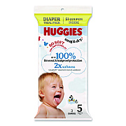 Huggies Snug and Dry, Size 5, Over 27 lbs, Disney Design, 3 Diapers/Pack, 30 Packs/Carton (57031)