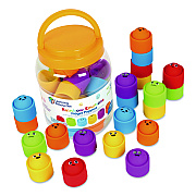 Learning Resources Rainbow Emotion Fidget Popper Classroom Set, Ages 3 and Up, Assorted Colors, 24 Pieces (LER5572)