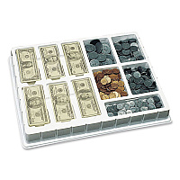 Educational Insights Play Money Deluxe Set, Grades K to 4, 750 Pieces (3059)