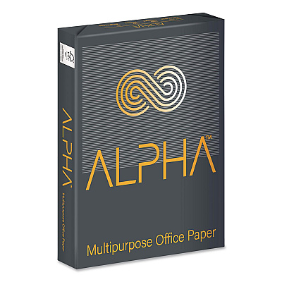 ALPHA Office Paper, 92 Bright, 20 lb Bond, 8.5 x 11, White, 500 Sheets/Ream, 10 Reams/Carton, 40 CT/Pallet, 21 Pallets/Truckload (ALPHA811WT1)