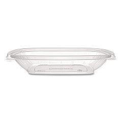 Dart Square Plastic Bowls, 24 oz, 5 x 5 x 1.99, Clear, Plastic, 63 Bowls/Sleeve, 4 Sleeves/Carton (C24SB)