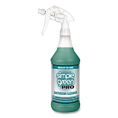 Simple Green Pro Bathroom Cleaner Ready-To-Use, 32 oz Spray Bottle, 12/Carton (1751032)