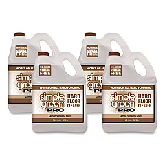 Simple Green Pro Hard Floor Cleaner, Lemon Verbena, 1 gal Bottle, 4/Carton (0505128)