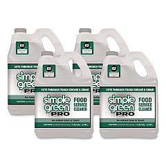Simple Green Pro Food Service Cleaner, 1 gal Bottle, 4/Carton (0601128)