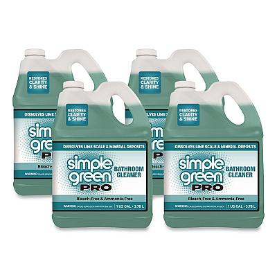 Simple Green Pro Bathroom Cleaner, 1 gal Bottle, 4/Carton (1751128)