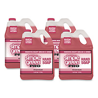 Simple Green Pro Hand Soap, Almond Scent, 1 gal Bottle, 4/Carton (4102128)