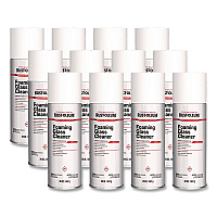 Rust-Oleum Professional Foaming Glass Cleaner Aerosol, 20 oz Aerosol Spray, 12/Carton (381658)