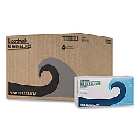 Boardwalk Disposable Examination Nitrile Gloves, Powder-Free, XX-Large, 5 mil Thick, 9.5" Long, Blue, 100/Box, 10 Boxes/Carton (382XXLCTA)