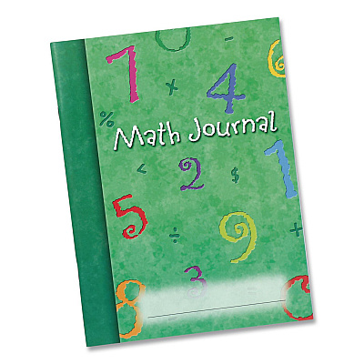 Learning Resources Math Journal, Graph Ruled/College Ruled, Green Cover, (64) 9 x 7 Sheets, 10 Journals (LER3468)