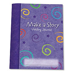 Learning Resources Make-a-Story Journal, Manuscript Format, Blue Cover, (32) 9 x 7 Sheets, 10 Journals (LER3469)