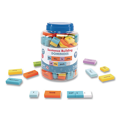 Educational Insights Sentence-Building Dominoes, Grades 1 to 5, 114 Pieces (2943)