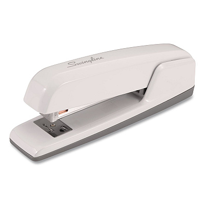 Swingline 747 Business Full Strip Desk Stapler, 30 Sheet Capacity, Arctic White (74738)