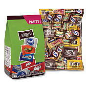 Hershey's Assortment Milk Chocolate/Mar's Chocolate Favorites, 30.22 oz Bag and 62.6 oz Bag/Carton (60004054)
