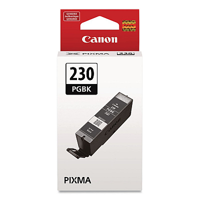 Canon 6673C001 (PGI-230) Ink, 600 Page-Yield, Pigment Black