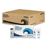 Boardwalk Amenities Kit, Mouth Rinse, Toothbrush, Toothpaste, Body Wash, Shampoo, Low Allergen, 12 Kits/Carton (AMENKITLA)