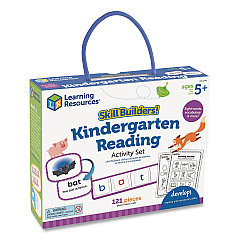 Learning Resources Skill Builders! Kindergarten Reading Activity Set, Grades K to 1, 121 Pieces (LER1246)