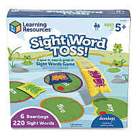 Learning Resources Sight Word Toss, 1 to 6 Players, Grades 1 to 3, 220 Pieces (LER4698)