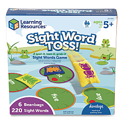 Learning Resources Sight Word Toss, 1 to 6 Players, Grades 1 to 3, 220 Pieces (LER4698)