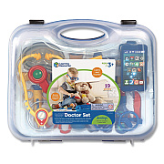 Learning Resources Pretend and Play Doctor Set, Ages 3 and Up, 19 Pieces (LER9048)