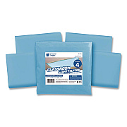 Educational Insights Fluorescent Light Filter Covers, Rectangular, 2 ft x 4 ft, Tranquil Blue, 4 Covers (1230)